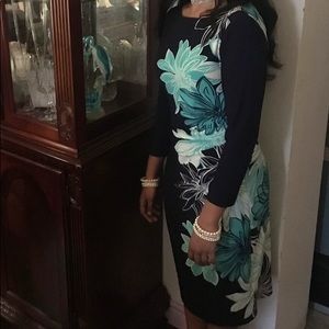 Chaps long sleeve tight-fitted dress- brand new condition